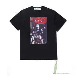 Hypeyourbeast OFF-WHITE Baroque Angel Religious Painting Tee Shirt'BLACK' T-Shirts