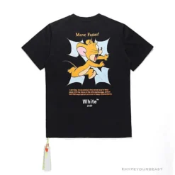 Hypeyourbeast T-Shirts OFF-WHITE Handsome Jerry Arrow Tee Shirt 'BLACK'