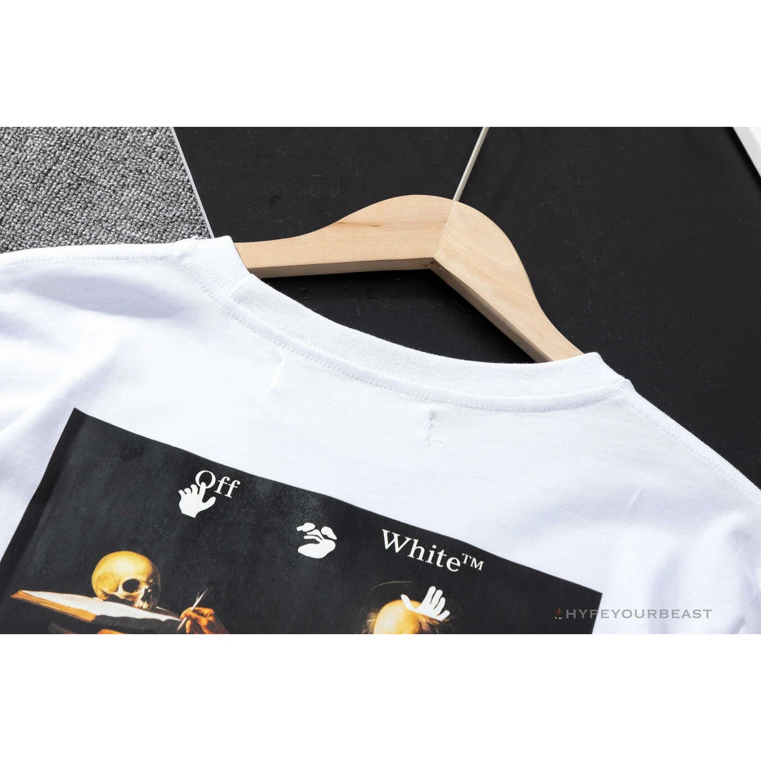 Hypeyourbeast T-Shirts OFF-WHITE Skull And Writing Tee Shirt 'WHITE' 5 Hypeyourbeast T-Shirts OFF-WHITE Skull And Writing Tee Shirt 'WHITE'