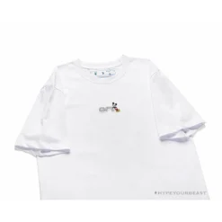 Hypeyourbeast OFF-WHITE Mickey Bluff Face Tee Shirt 'WHITE'