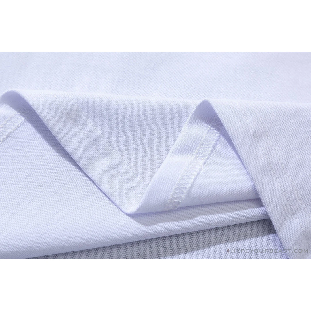 Hypeyourbeast T-Shirts OFF-WHITE Classic Cross Yellow Arrow Tape Tee Shirt 'WHITE' 8 Hypeyourbeast T-Shirts OFF-WHITE Classic Cross Yellow Arrow Tape Tee Shirt 'WHITE'