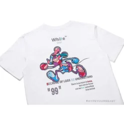 Hypeyourbeast T-Shirts OFF-WHITE Joint Running Mickey Mouse Arrow Tee Shirt 'WHITE' 19 Hypeyourbeast T-Shirts OFF-WHITE Joint Running Mickey Mouse Arrow Tee Shirt 'WHITE'