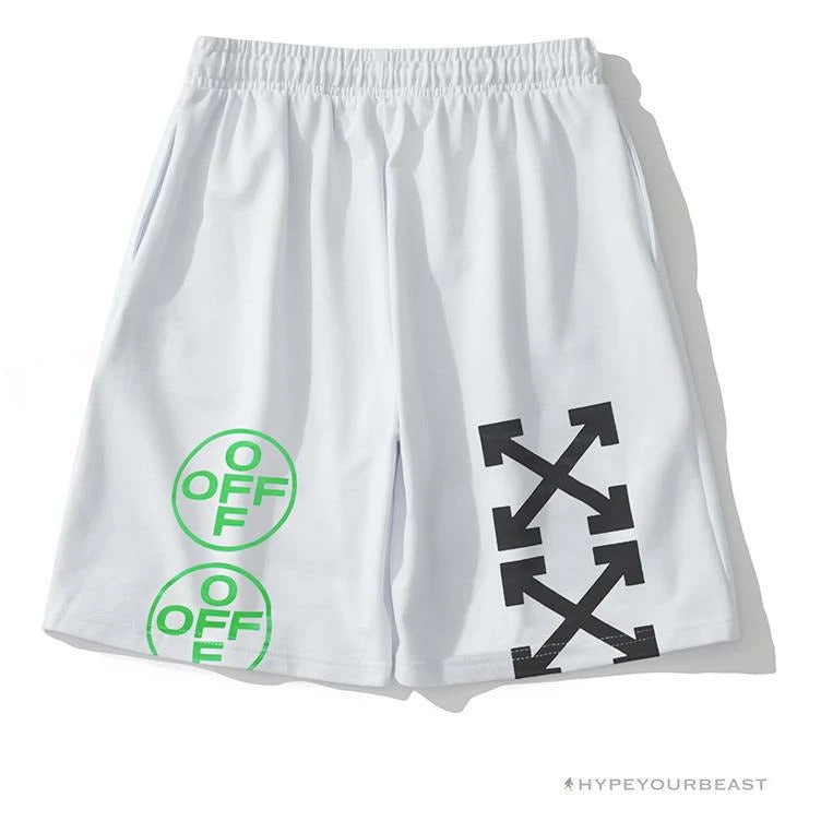 Hypeyourbeast OFF-WHITE Golden Ratio Shorts 'WHITE' 2 Hypeyourbeast OFF-WHITE Golden Ratio Shorts 'WHITE'