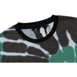 Hypeyourbeast T-Shirts OFF-WHITE VLone O Version 'GREEN' Tee Shirt