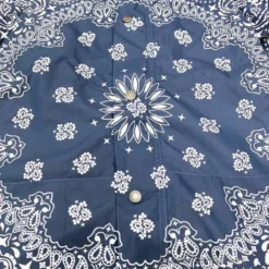 HypeYourBeast Supreme X TNF Bandana Jacket Blue Hoodies & Jackets