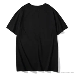 Hypeyourbeast BAPE Classic Basic Ape Man Head English LOGO Tee Shirt 'BLACK' Clothes