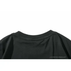 Hypeyourbeast BAPE Messy Letters Upside Down Little Ape Head Tee Shirt 'BLACK'