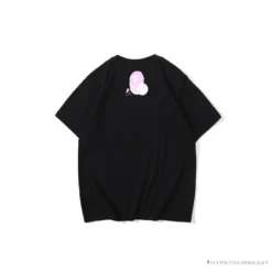 Hypeyourbeast BAPE Japan Limited Edition Pink Cherry Tree Tee Shirt 'BLACK' Clothes
