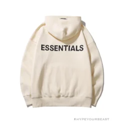 HypeYourBeast Hoodies & Jackets FOG Hoodie Reflective ‘ESSENTIALS’ Beige