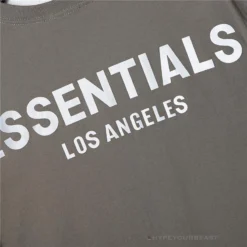 HypeYourBeast FOG Essentials Tee Shirt ‘Los Angeles’ TAUPE T-Shirts