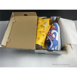 Hypeyourbeast Futura X Off-White X Nike Dunk Low Blue