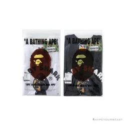 Hypeyourbeast Clothes BAPE Baby Shark Red Shark Tee Shirt 'BLACK'