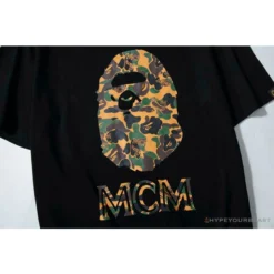 Hypeyourbeast BAPE X MCM Camouflage Ape Head Tee Shirt 'BLACK' 18 Hypeyourbeast BAPE X MCM Camouflage Ape Head Tee Shirt 'BLACK'
