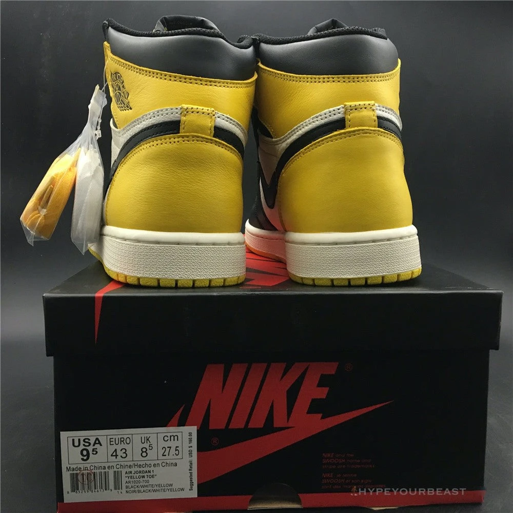 Hypeyourbeast Air Jordan 1 Mid 'Yellow Toe' 15 Hypeyourbeast Air Jordan 1 Mid 'Yellow Toe'