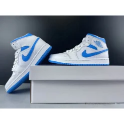 Hypeyourbeast Air Jordan 1 Mid Sail Light Blue