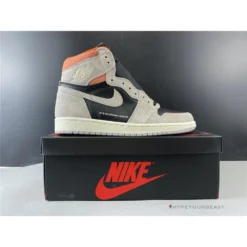 Hypeyourbeast Air Jordan 1 Retro High OG Neutral Grey Hyper Crimson
