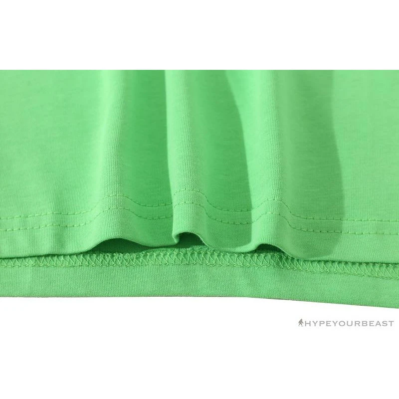 Hypeyourbeast Clothes BAPE Baby Milo Watermelon Little Monkey Tee Shirt 'GREEN' 10 Hypeyourbeast Clothes BAPE Baby Milo Watermelon Little Monkey Tee Shirt 'GREEN'