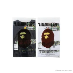 Hypeyourbeast Clothes BAPE Little Ape Head Tom And Jerry Chase Tee Shirt 'BLACK'