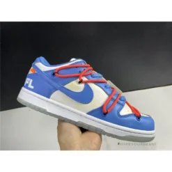 Hypeyourbeast Futura X Off-White X Nike Dunk Low Blue