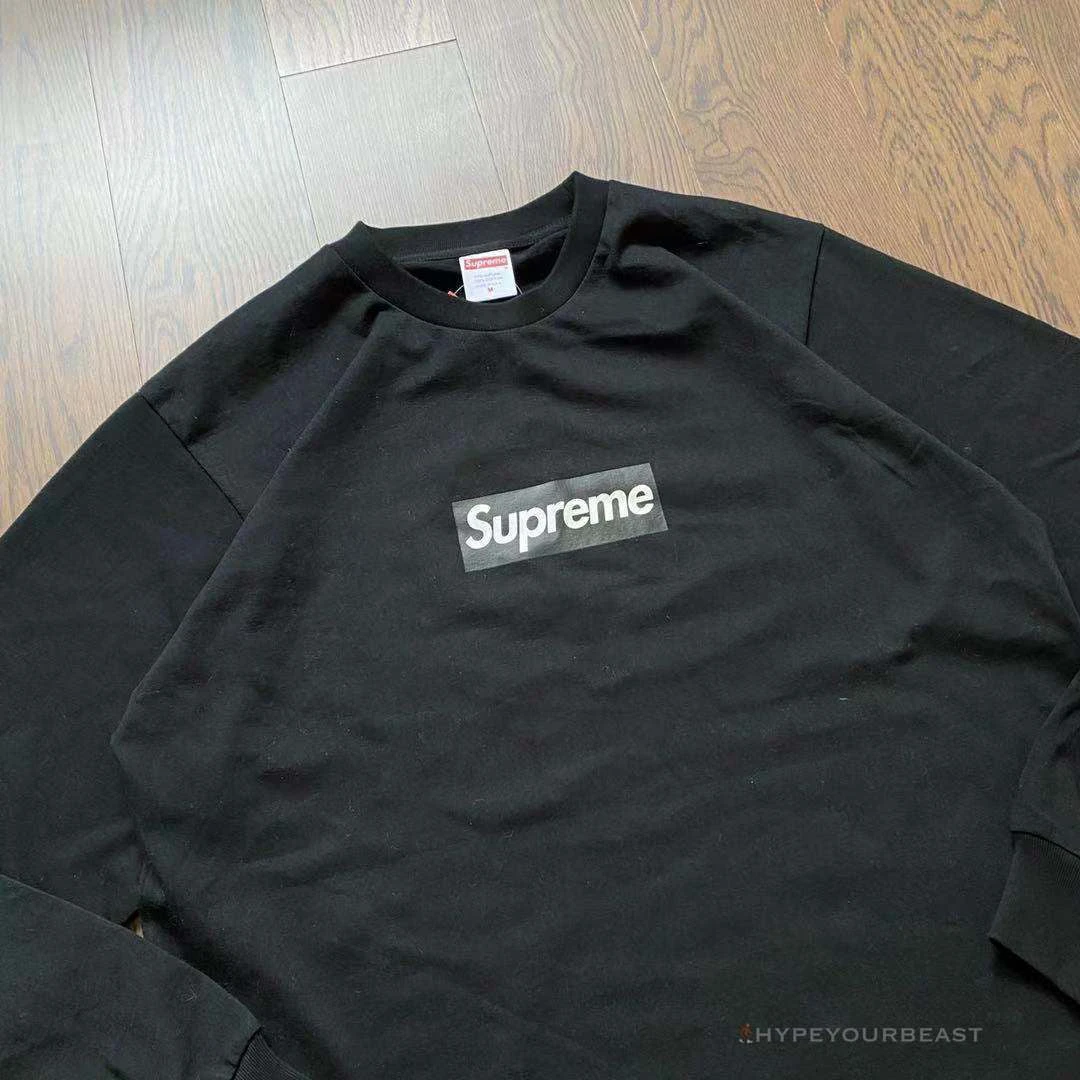 Hypeyourbeast Supreme Long Sleeve Shirt Black Shirts 6 Hypeyourbeast Supreme Long Sleeve Shirt Black Shirts