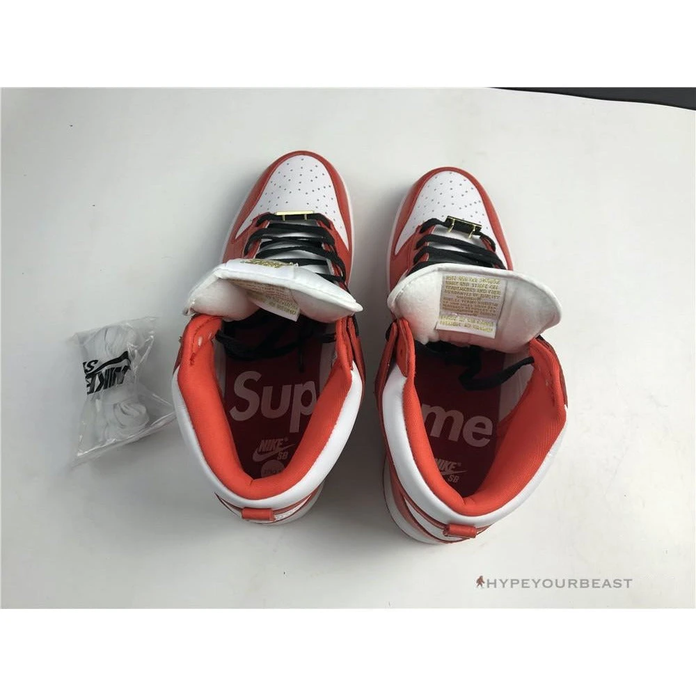 Hypeyourbeast Nike Dunk High X Supreme Red 11 Hypeyourbeast Nike Dunk High X Supreme Red