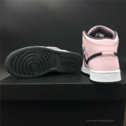 Hypeyourbeast Air Jordan 1 Mid Pink Quartz