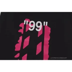 Hypeyourbeast OFF-WHITE 99 X Pink Arrow Shorts 'BLACK' 14 Hypeyourbeast OFF-WHITE 99 X Pink Arrow Shorts 'BLACK'