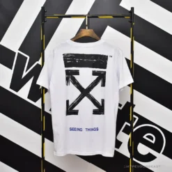 Hypeyourbeast OFF-WHITE Seeing Things Arrow Tee Shirt 'WHITE' T-Shirts