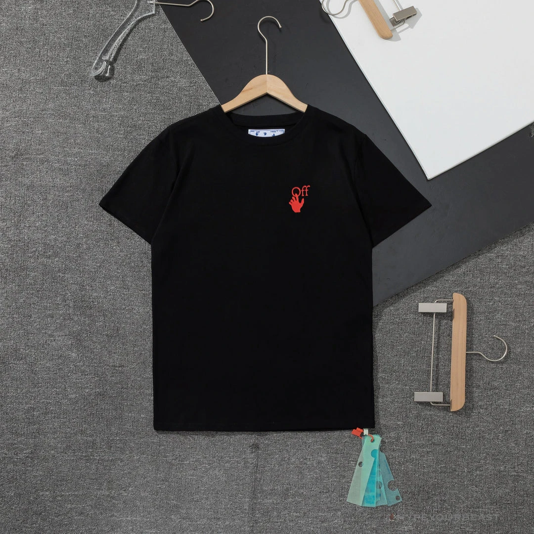 Hypeyourbeast T-Shirts OFF-WHITE Red Flash Cross Arrow Tee Shirt 'BLACK' 1 Hypeyourbeast T-Shirts OFF-WHITE Red Flash Cross Arrow Tee Shirt 'BLACK'