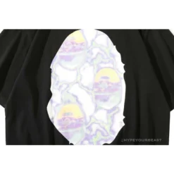 Hypeyourbeast Clothes BAPE Great Ape Head Symphony Lightning Tee Shirt 'BLACK'