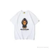 Hypeyourbeast BAPE Baby Milo Blue Shark Hat Little Monkey Tee Shirt 'WHITE'
