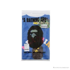 Hypeyourbeast Clothes BAPE Little Ape Head Colorful Classic Tee Shirt 'BLUE'