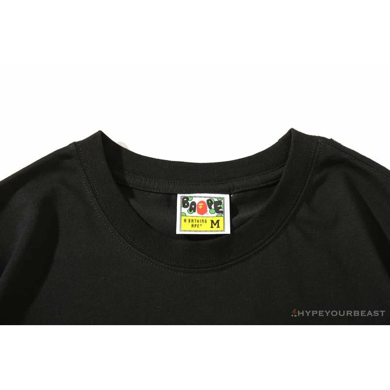 Hypeyourbeast BAPE Baby Milo Sesame Street Plain Tee Shirt 'BLACK' 3 Hypeyourbeast BAPE Baby Milo Sesame Street Plain Tee Shirt 'BLACK'