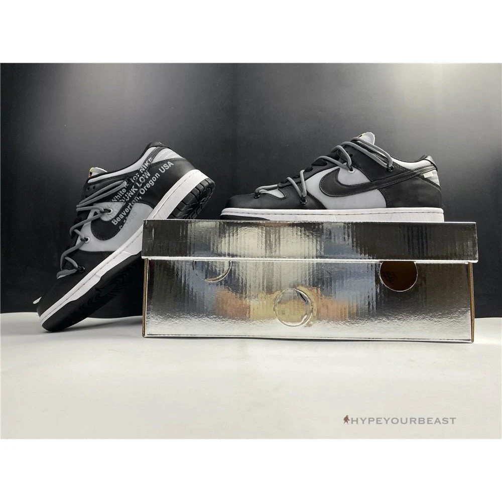 Hypeyourbeast Off White X Nike Dunk Low Black / Grey 3 Hypeyourbeast Off White X Nike Dunk Low Black / Grey