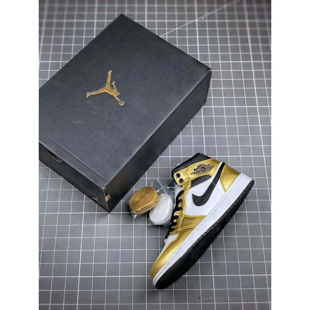 Hypeyourbeast Air Jordan 1 Mid 'Metallic Gold' 2 Hypeyourbeast Air Jordan 1 Mid 'Metallic Gold'