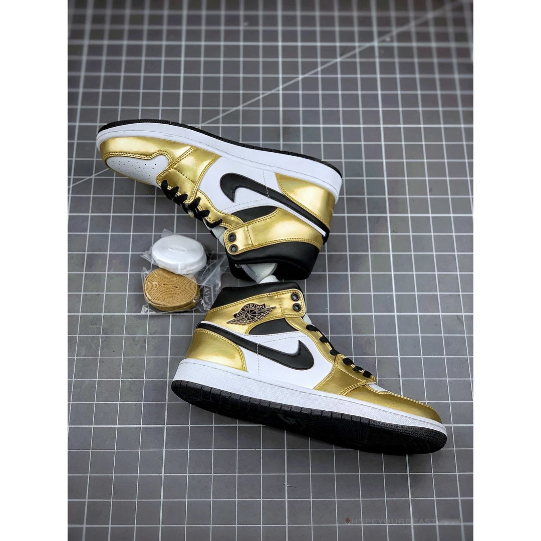 Hypeyourbeast Air Jordan 1 Mid 'Metallic Gold' 6 Hypeyourbeast Air Jordan 1 Mid 'Metallic Gold'