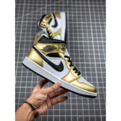 Hypeyourbeast Air Jordan 1 Mid 'Metallic Gold' 17 Hypeyourbeast Air Jordan 1 Mid 'Metallic Gold'