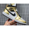 Hypeyourbeast Air Jordan 1 Mid 'Metallic Gold'