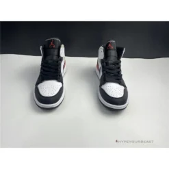 Hypeyourbeast Air Jordan 1 Mid White Red Black