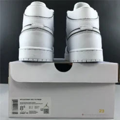 Hypeyourbeast Air Jordan 1 Mid Iridescent Reflective White