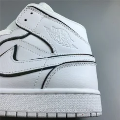Hypeyourbeast Air Jordan 1 Mid Iridescent Reflective White