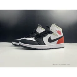 Hypeyourbeast Air Jordan 1 Mid White Red Black