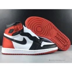 Hypeyourbeast Air Jordan 1 Retro High WMNS 'Satin Black Toe'
