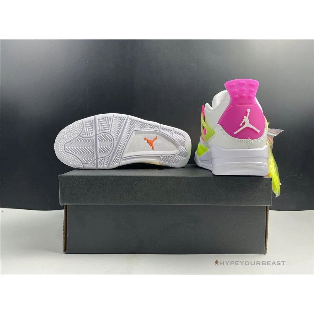 Hypeyourbeast Air Jordan 4 Retro White Lemon Pink 8 Hypeyourbeast Air Jordan 4 Retro White Lemon Pink