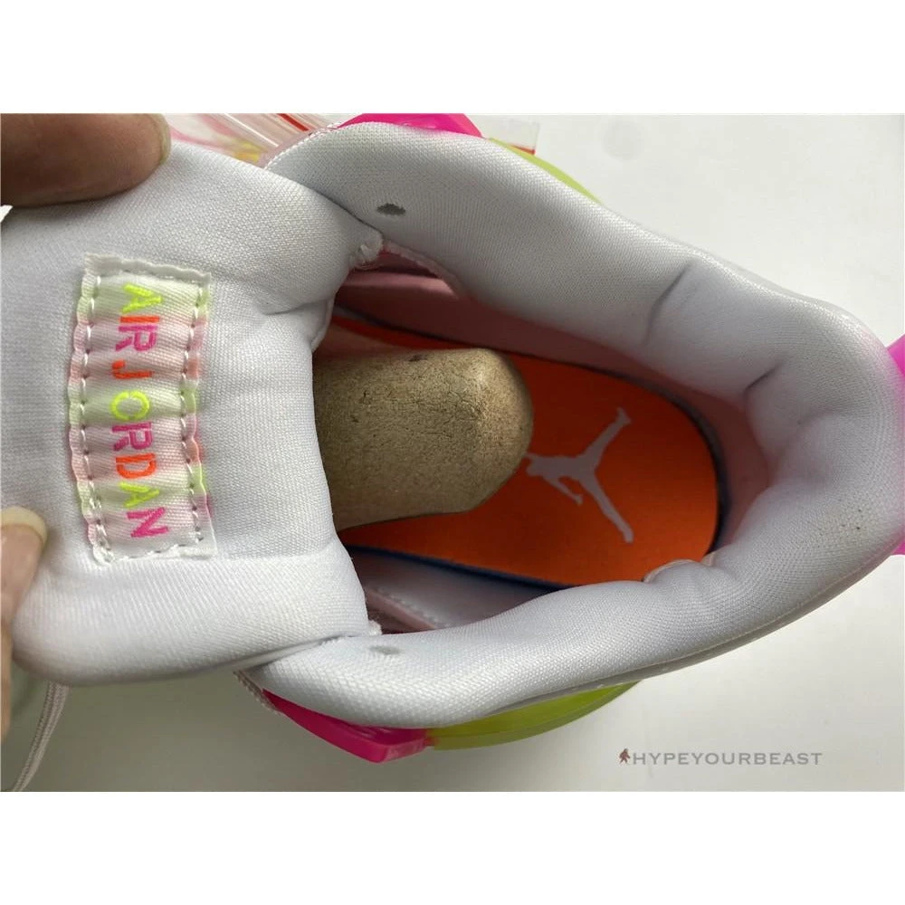 Hypeyourbeast Air Jordan 4 Retro White Lemon Pink 12 Hypeyourbeast Air Jordan 4 Retro White Lemon Pink