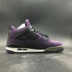 Hypeyourbeast Air Jordan 4 Retro Travis Scott Purple