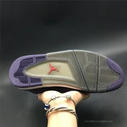 Hypeyourbeast Air Jordan 4 Retro Travis Scott Purple