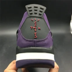 Hypeyourbeast Air Jordan 4 Retro Travis Scott Purple
