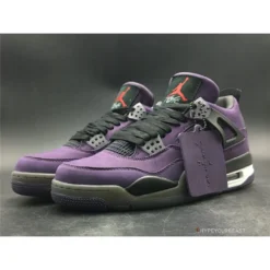 Hypeyourbeast Air Jordan 4 Retro Travis Scott Purple