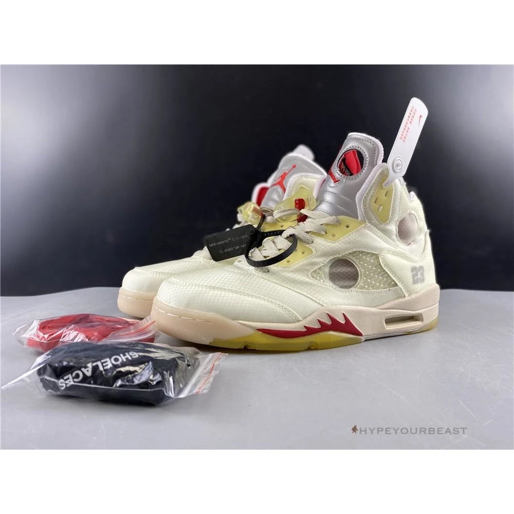 Hypeyourbeast Off White X Air Jordan 5 White 1 Hypeyourbeast Off White X Air Jordan 5 White